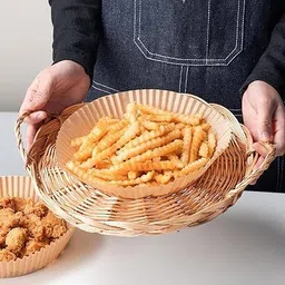 flying wing Air Fryer Paper Sheet, Disposable Paper Liner for Microwave, Oil Proof Air Fryer Airfryer Tray image 2