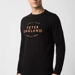 peter england Men Full Sleeve Printed Sweatshirt image 4
