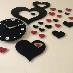 nvd Analog 18 cm X 16 cm Wall Clock image 3