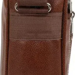 jairaj Brown Men Sling Bag Men Sling Bag extra large image 3
