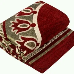 rudra decor Red Cotton Carpet image 2