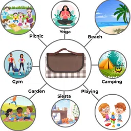 hvg traders Polyester Chatai Mat image 5