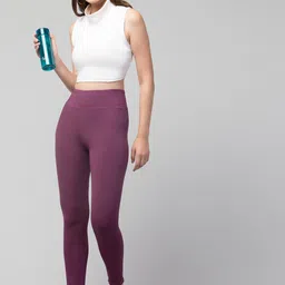 Apraa & Parma Women Slim Fit High-Rise Tights image 3