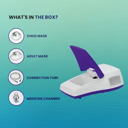 PEERBIO NEB P01 Fast & Effective Respiratory Treatment for Adults & Kids Nebulizer image 3