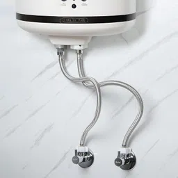 ruhe 304 Stainless Steel Connection Pipe24 Inches Set Of 2 | Geyser Connection Pipe | 24 Inches | Hose Pipe image 1