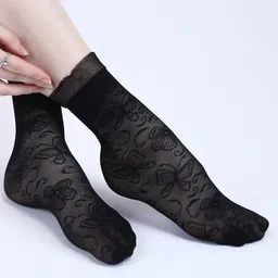 N2S NEXT2SKIN Women Pack Of 3 Patterned Ankle Length Socks image 5