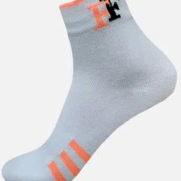 FIMS Men Pack Of 5 Striped Crew Ankle Length Socks image 5