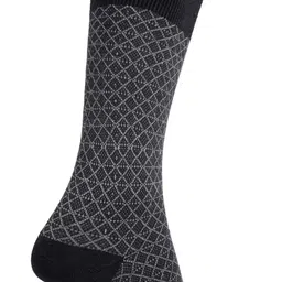 Dollar Socks Men Pack Of 5 Assorted Patterned Cotton Full-Length Socks image 4