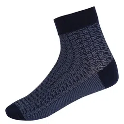 SIDEWOK Men Pack Of 5 Patterned Pure Combed Cotton Ankle-Length Socks image 4