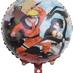 toyuniverse Printed Naruto Fighter Ninja Theme Foil Balloon Set for Kids Birthday Party Decoration Balloon image 3