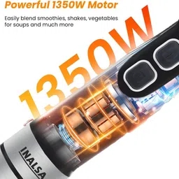 inalsa 1350 W Black/Silver Hand Blender image 3