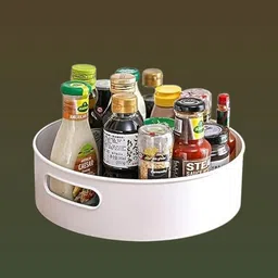 vzanex Plastic 360-degree Spinning Container Container – Residential & Cookhouse Storage Basket-picture-21