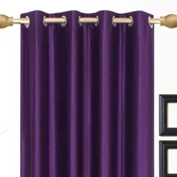 brand roots 154 cm (5 ft) Window Polyester Room Darkening Curtain (Pack Of 3) image 3