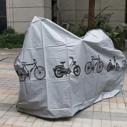 crazyabbs Waterproof Outdoor Bicycle Cover With Lock Hole For Mountain Cycle Cover Bicycle Cover Free Size image 2