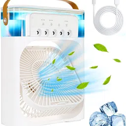 ROSHNEER ENTERPRISES COMPACT MINI USB COOLER WHITE Cooling Fan All in one Cooler image 1