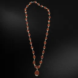 kripaurban Shiv Dotted Locket Pendant With Mala For Men's, Boy's, Girls, Women's Gold-plated Beads Brass, Alloy Pendant-picture-12