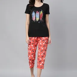 kryptic Women Orange, Brown Capri image 4