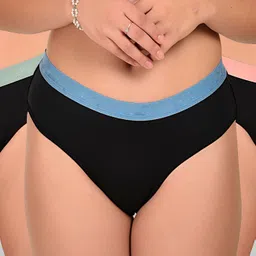 zivosis Pack of 3 Women Hipster Multicolor Panty-picture-39