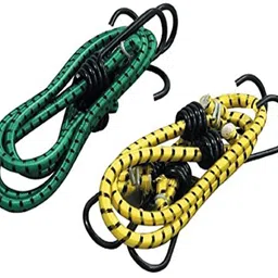 thehousestore Elastic Rope for Hanging Clothes [Multicolour,2Metre+Expandable( Pack Of 2) Nylon Retractable Clothesline-picture-22