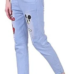 stylokat Women Jogger Fit Mid Rise Dark Blue Jeans image 4