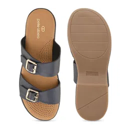 pelle albero Women Flatform Sandals With Buckles image 5