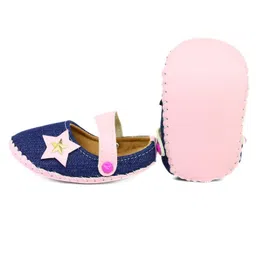 neska moda 6 To 12 Months Baby Girls Synthetic Leather Sling Back Belly Sandal/Booties-BT2308 image 4