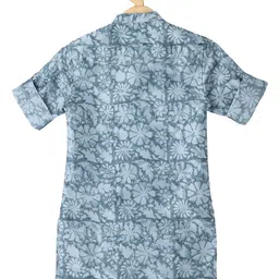 CAVIO Boys Floral Printed Kurta with Pyjamas image 5