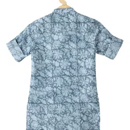 CAVIO Boys Floral Printed Kurta With Pyjamas image 5
