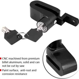 croxiv Universal Anti-Theft Wheel Security Disc Brack Lock for Bikes/Scooty/Cycle/Motorcycle Disc Lock image 2