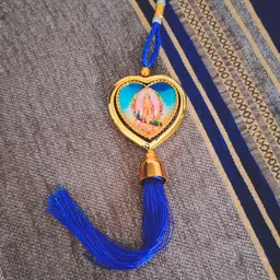 the men gift Religious Kartikey Tamil Om Gada Vel Plastic Car Hanging BLSCr05 Car Hanging Ornament image 3