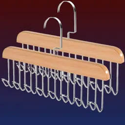 vacnx 8-Hook Pine Rack – Headgear Handbag & Top Wooden Shirt Pack of 2 Hangers For Shirt-picture-37