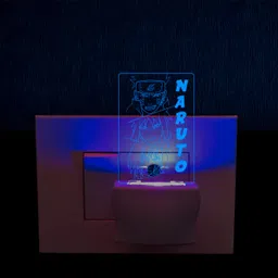 viyapaari 3D Illusion Naruto Gift for Anime Fans Home Decor Night Lamp Table Lamp image 4