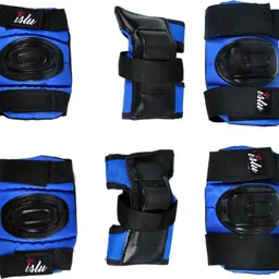 islu Skating Safety Protective Gear Set of Knee, Elbow Support, Wrist Guard, Cap, Skating Guard Combo-picture-48