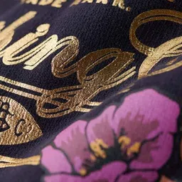 superdry Women Graphic Print Regular Fit Hoodie with Kangaroo Pocket image 5