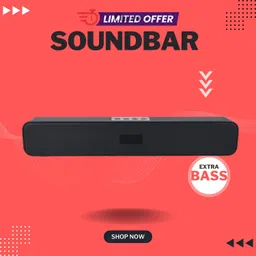 Clairbell 20W Bluetooth Soundbar with 4 Hours Wireless PlayTime Bluetooth Speakers2G406 20 W Bluetooth Soundbar-picture-24