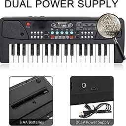 little bloom Kids Piano Keyboard,Piano for Kids with Microphone Portable Electronic Keyboard image 3