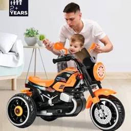 prabal OH BABY' Polo Battery Operated Foot Accelerator Ride On Bike Bike Battery Operated Ride On image 3