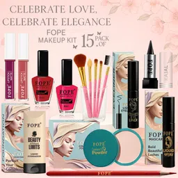 fope Makeup Set Smudge Proof Finish All in One Bridal Celebration Kit-picture-15
