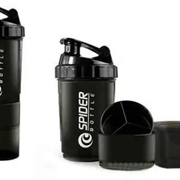 rocket sales Combo of Bodybuilding Blue Bag , Gloves Green And Spider Shaker Black For GYM Fitness Accessory Kit Kit image 5