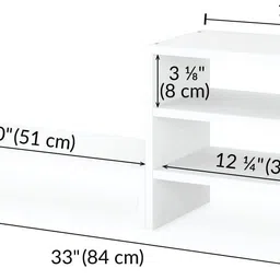 UniShop Unishop Monitor Stand Monitor Riser 3Tier Laptop Stand image 4