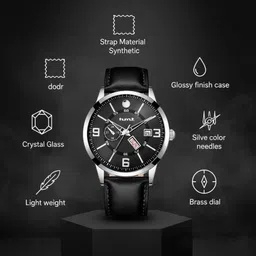 hmt dlx Black Dial Day & Date Analog Watch - For Men HM-9325SL image 2