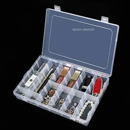 radha 30-Days 36-Grid Adjustable Pills/Cosmetic/Make Up/Medicine Organizer/Box x1.303 Pill Box image 4