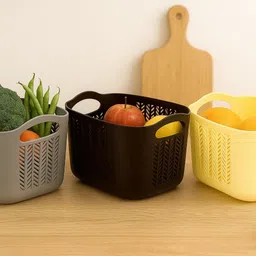 vittamix Containers Kitchen Rack Multipurpose Desk Organizer Tray for Kitchen, Fruit & Vegetable Basket Plastic-picture-11