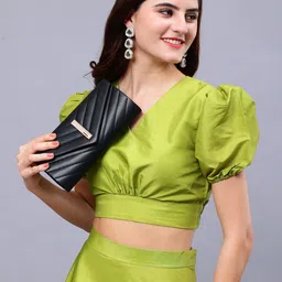 sazara Formal, Party Black Clutch image 3