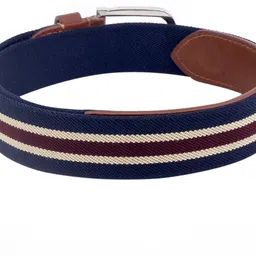 bacca bucci Men Casual, Evening, Party, Formal Multicolor Genuine Leather, Canvas Belt image 3