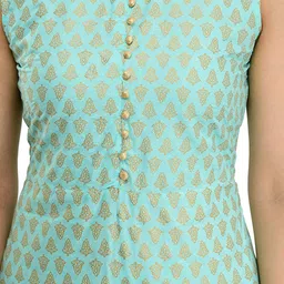 shobhit Women Printed Viscose Rayon Straight Kurta image 5