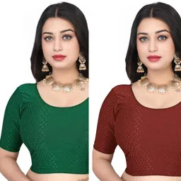 Round Neck Women Blouse-image-31