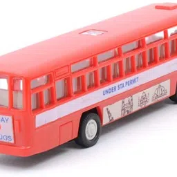play haven City Bus,Pull Back Toys Red (MULTICOLOR)-picture-11