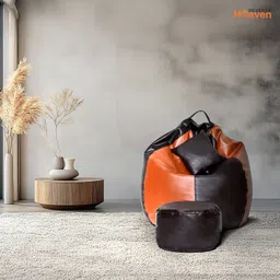 seventh heaven XXXL Pouffe Bean Bag Cover(Without Beans) image 2