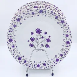 perfectdine NEW2025_11inch Melamine Dinner/Lunch Plates, Round Floral Design, Full Plate Dinner Plate-picture-33